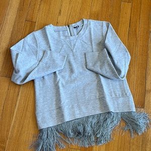 JCrew Fringed Sweatshirt, new w/o tags